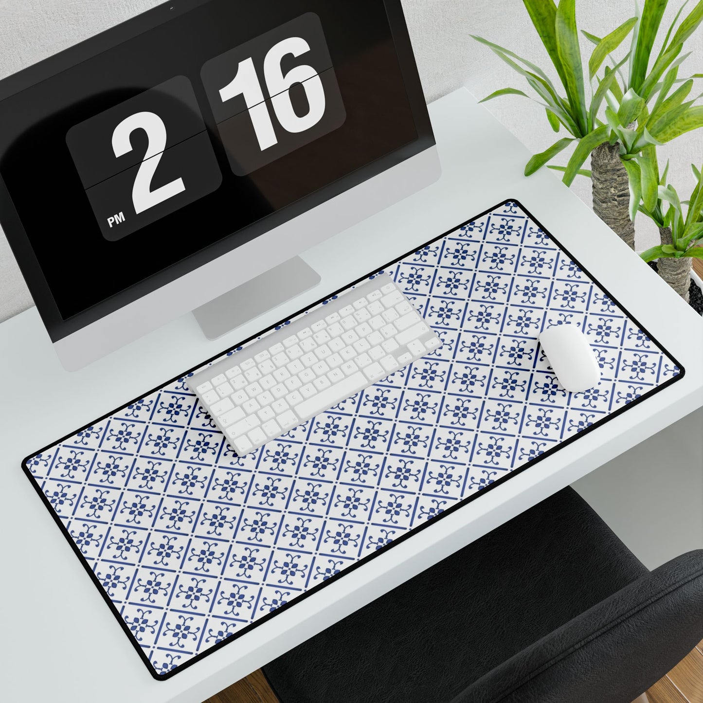 Blue Tile Desk Mats