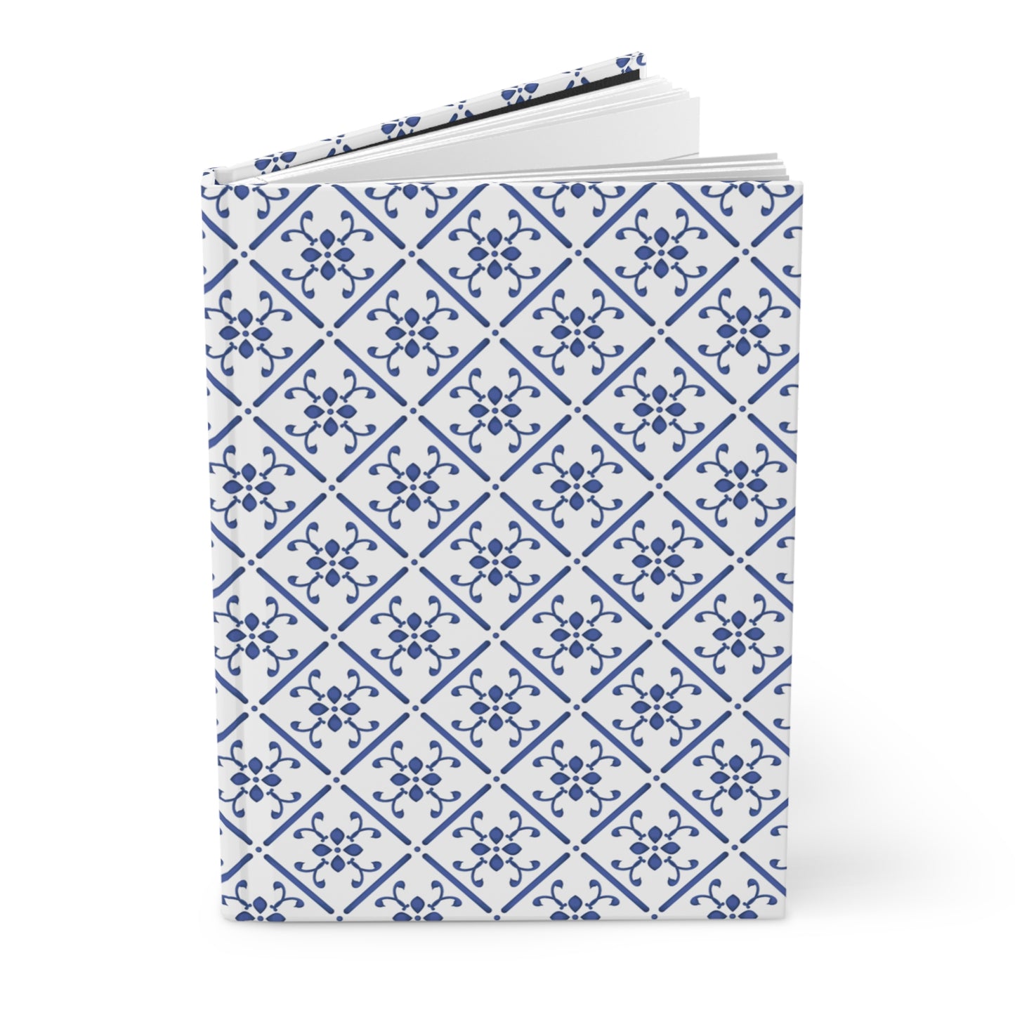 Blue Tile Hardcover Journal Matte