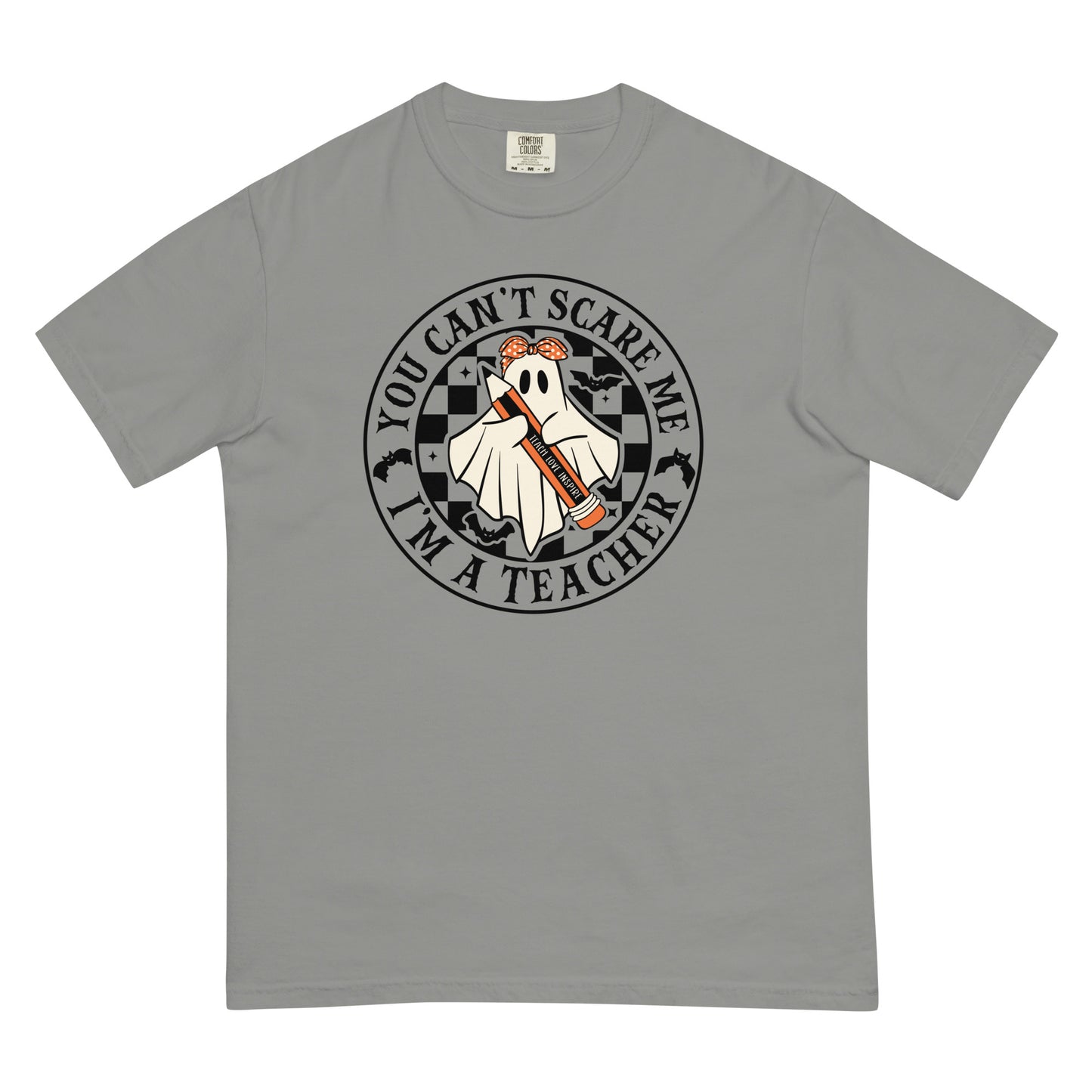 You Can't Scare Me - Unisex garment-dyed heavyweight t-shirt