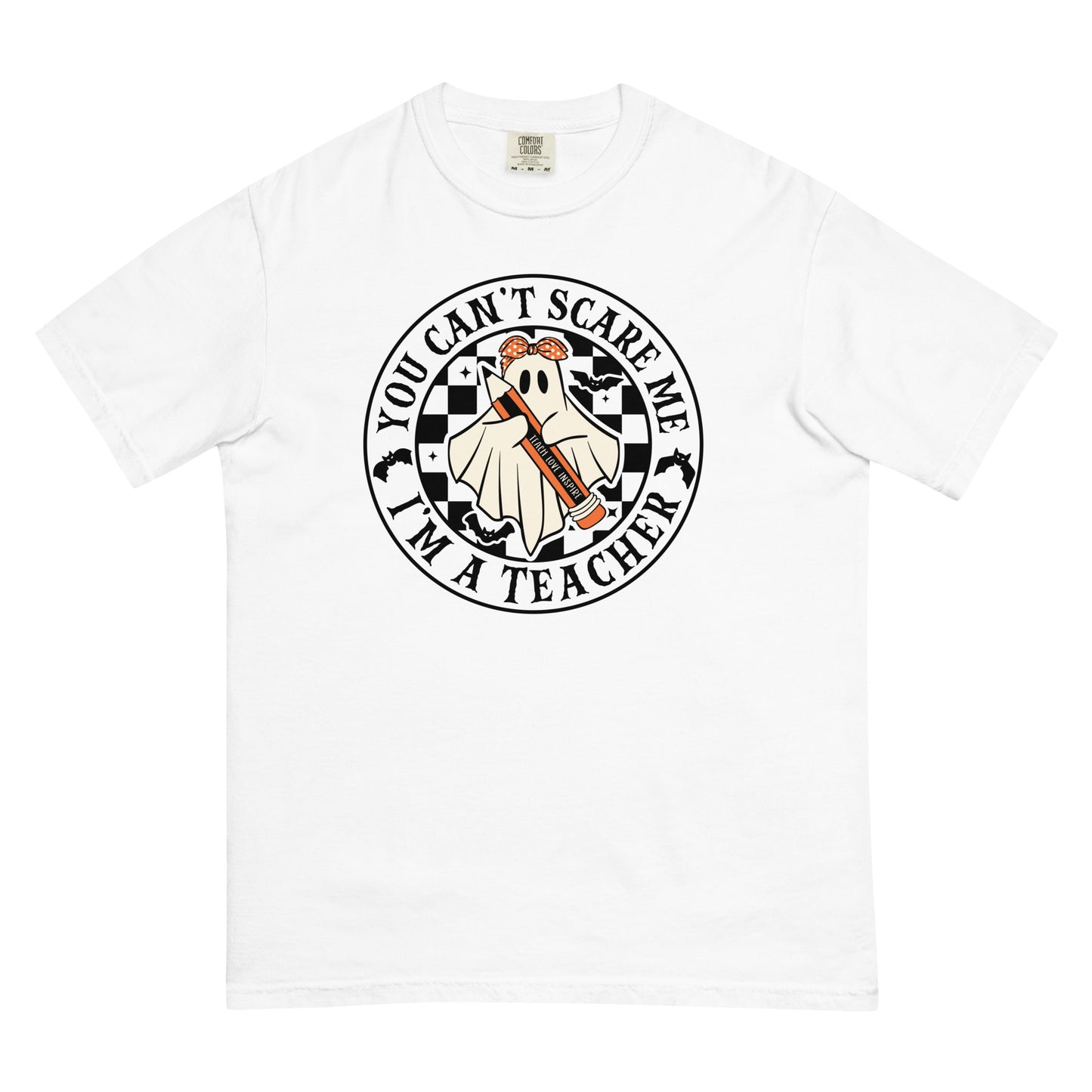You Can't Scare Me - Unisex garment-dyed heavyweight t-shirt