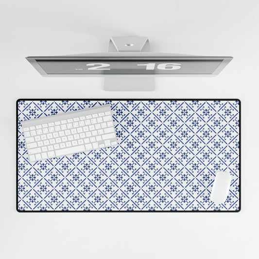Blue Tile Desk Mats