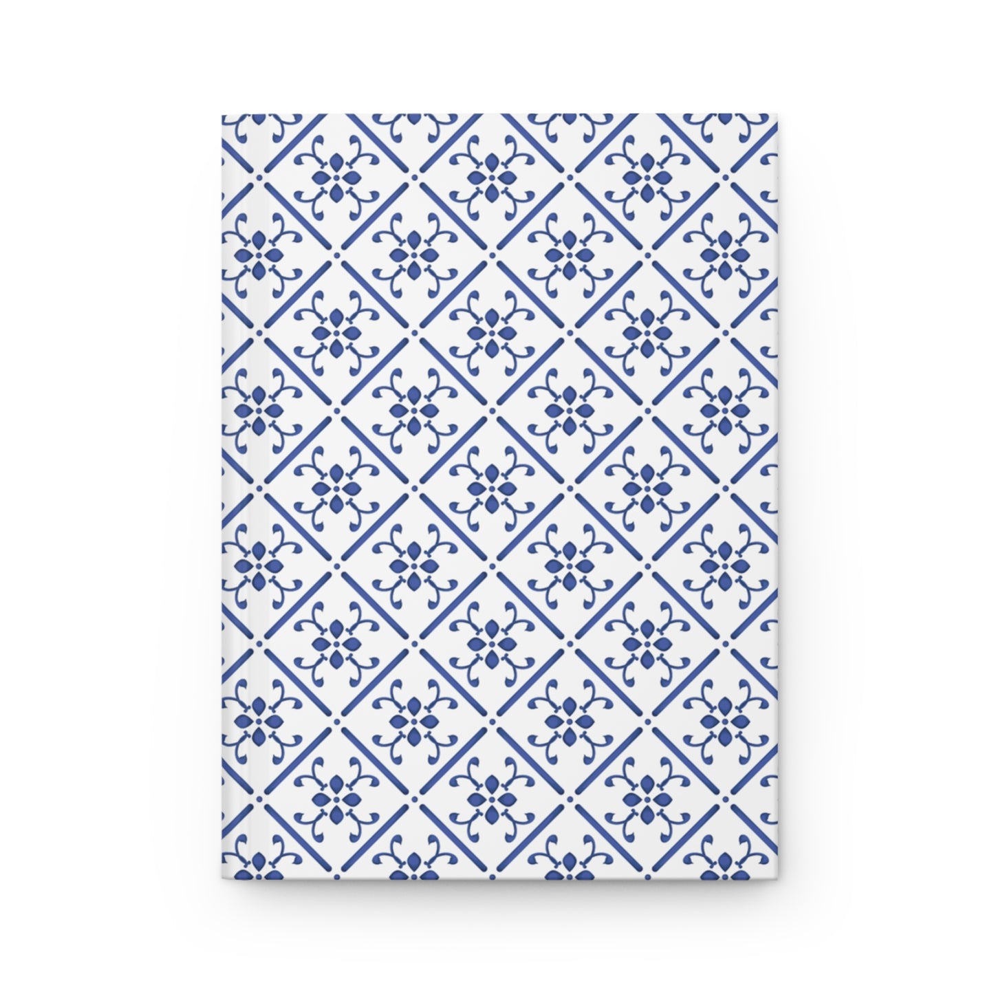 Blue Tile Hardcover Journal Matte
