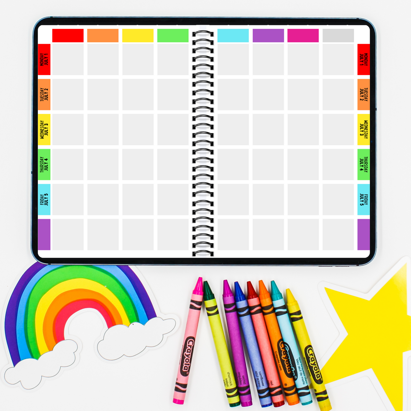 July 2024 - June 2025 Digital Planner