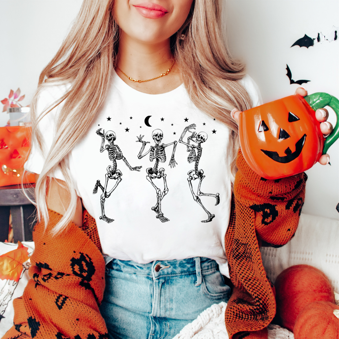 Dancing Skeletons - Unisex garment-dyed heavyweight t-shirt