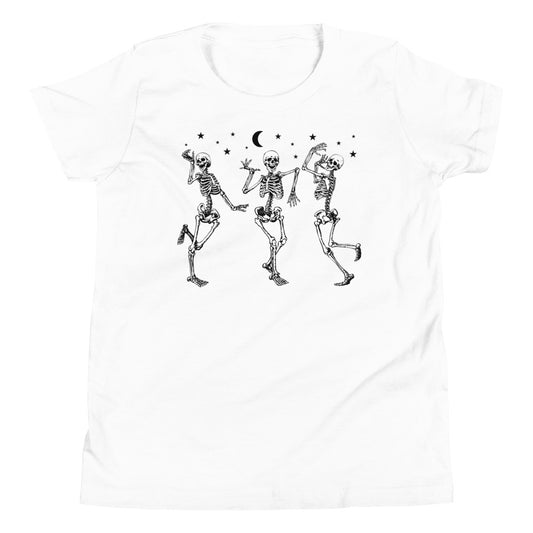 Dancing Skeletons - Youth Short Sleeve T-Shirt