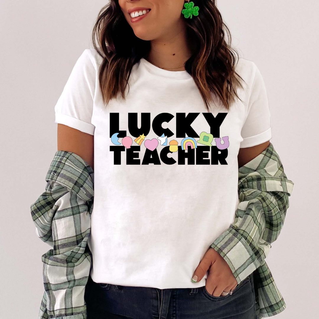 Lucky Teacher - Black Ink