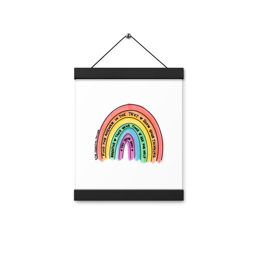 Test Prep - Poster with hangers