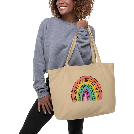 Test Prep - Large organic tote bag
