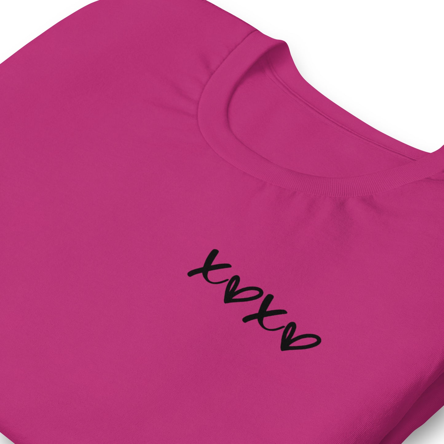 XOXO black ink Unisex t-shirt // Valentine's Day