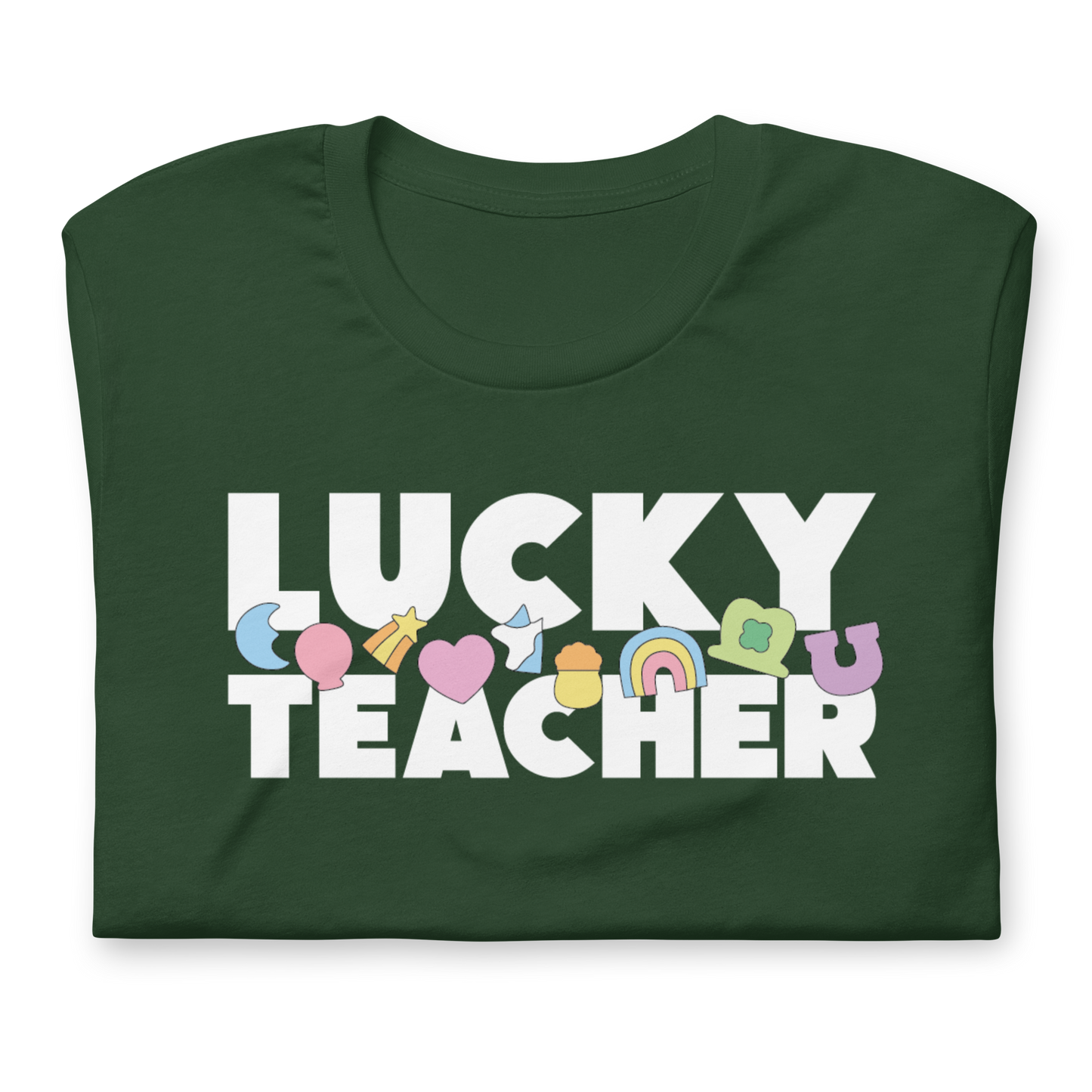 Lucky Teacher - White Ink