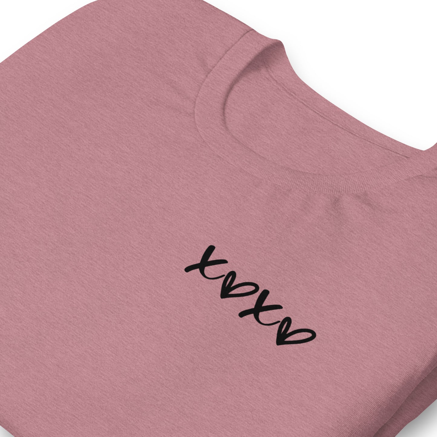 XOXO black ink Unisex t-shirt // Valentine's Day
