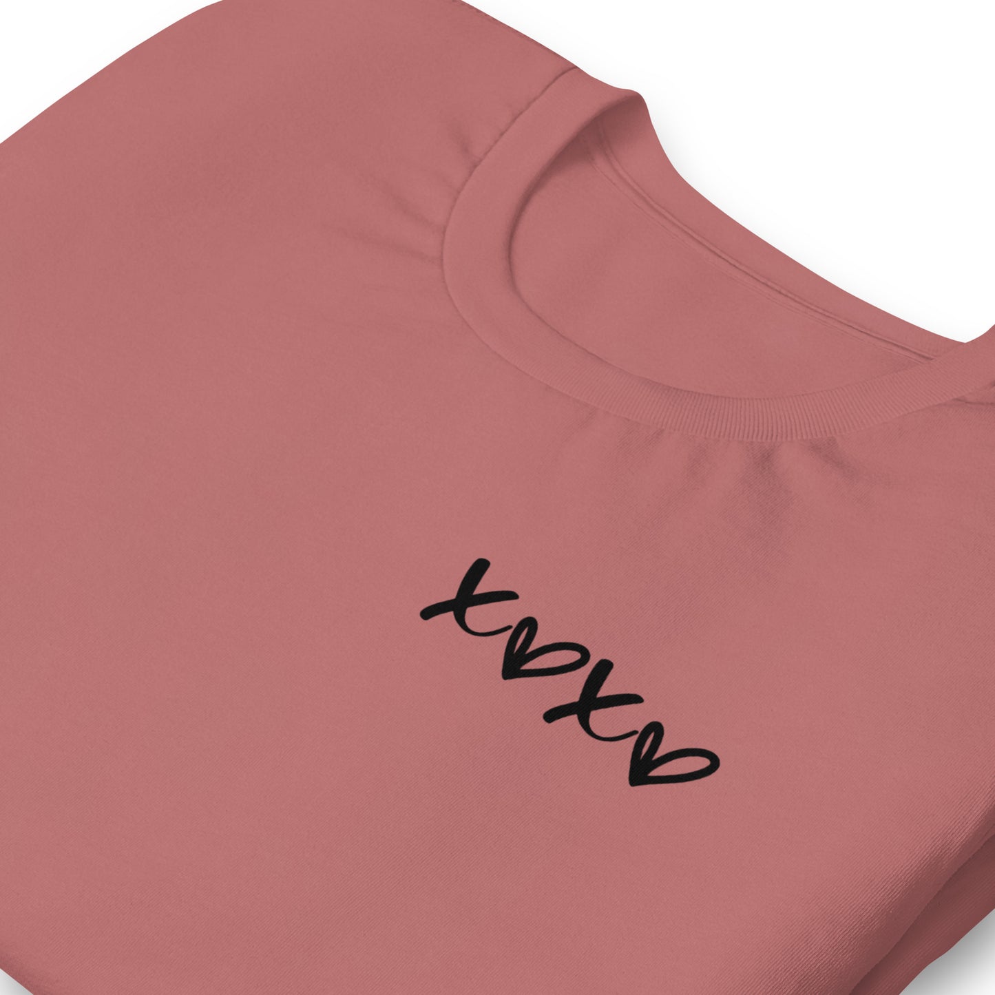 XOXO black ink Unisex t-shirt // Valentine's Day