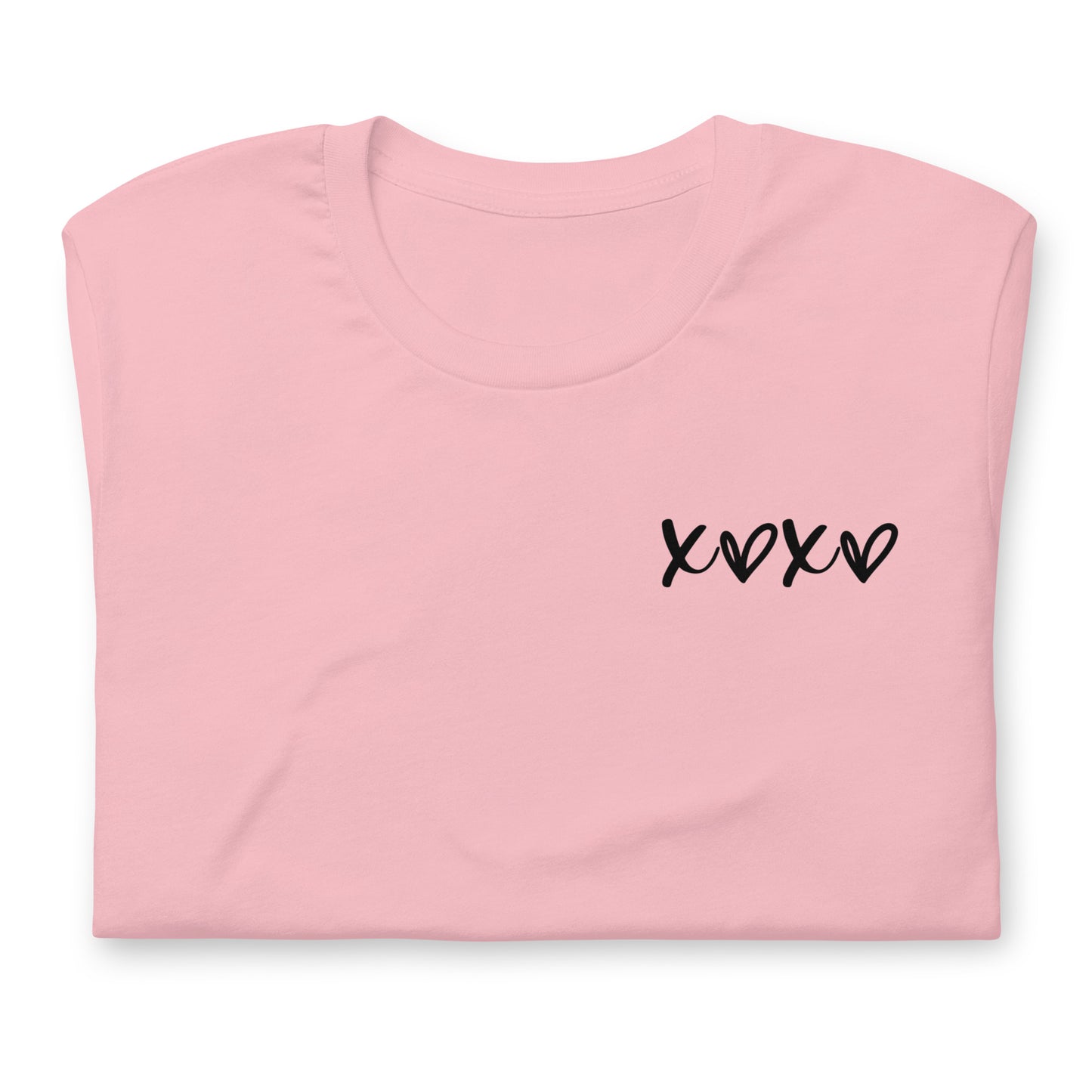 XOXO black ink Unisex t-shirt // Valentine's Day